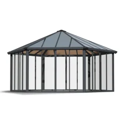 Canopia Gazebo*Garda Gazebo Chiuso in Alluminio 5.2X6 m