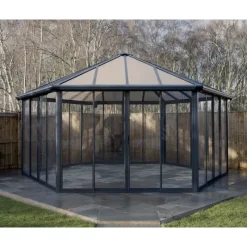 Canopia Gazebo*Garda Gazebo Chiuso in Alluminio 5.2X6 m