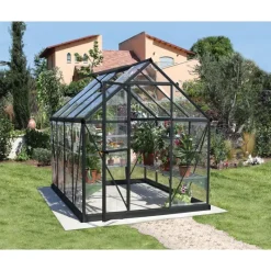 Canopia Serra Da Giardino Canopia*Harmony Trasparente Serra Da Giardino in Policarbonato 247X185X208 cm Grigio