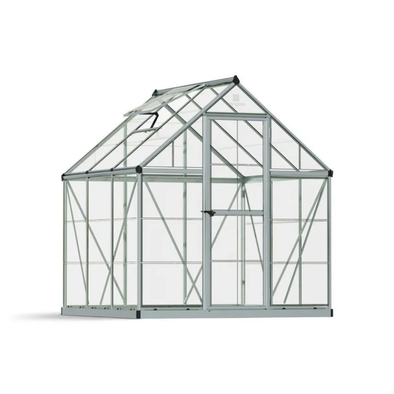 Canopia Serra Da Giardino Canopia*Harmony Trasparente Serra Da Giardino in Policarbonato 186X185X208 cm Argento
