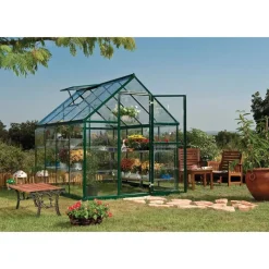 Canopia Serra Da Giardino Canopia*Harmony Trasparente Serra Da Giardino in Policarbonato 247X185X208 cm Verde