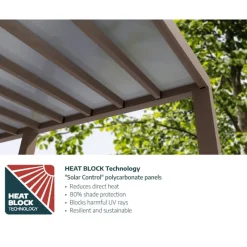 Canopia Pergole*Helsinki Pergola 3 X 4.7 m Pergola in Legno di Cedro