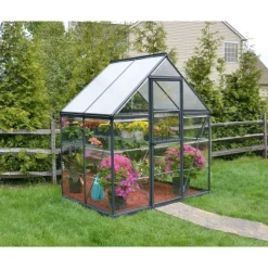 Canopia Serra Da Giardino Canopia*Hybrid Serra Da Giardino in Policarbonato 185X185X208 cm Grigio