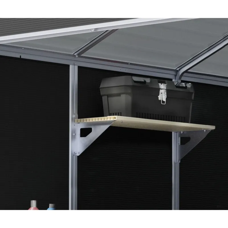 Canopia Accessori Per Casette Da Giardino In Policarbonato*Kit Di Ripiani per Casetta Skylight & Rubicon