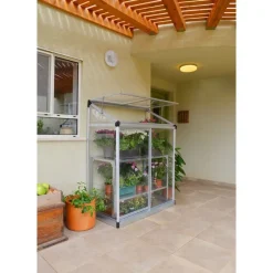 Canopia Serra Da Giardino Canopia*Lean-To Serra Da Giardino in Policarbonato 125X63X160 cm Trasparente