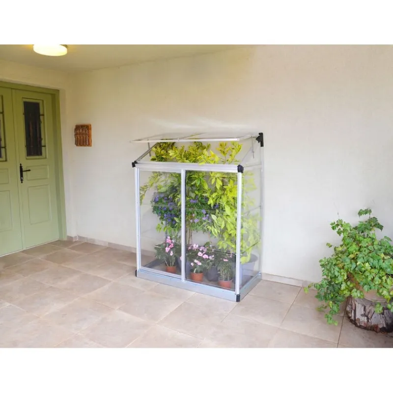 Canopia Serra Da Giardino Canopia*Lean-To Serra Da Giardino in Policarbonato 125X63X160 cm Trasparente