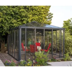 Canopia Gazebo*Ledro Gazebo Chiuso in Alluminio 3.6X3.6 m