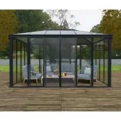Canopia Gazebo*Ledro Gazebo Chiuso in Alluminio 3X4.3 m