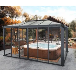 Canopia Gazebo*Ledro Gazebo Chiuso in Alluminio 3X4.3 m