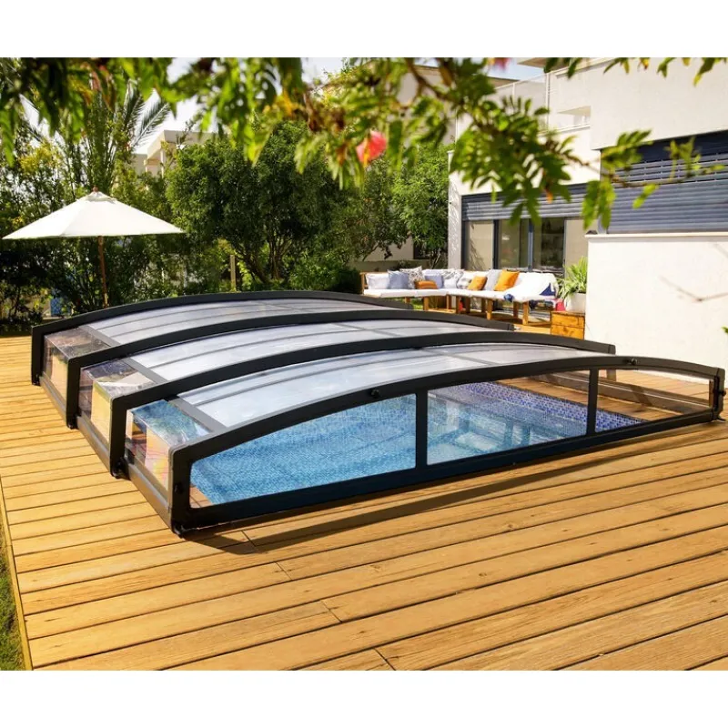 Canopia Coperture Per Piscina*Majorca CoPertura Telescopica de Policarbonato & Alluminio Per Piscina 6X4 m