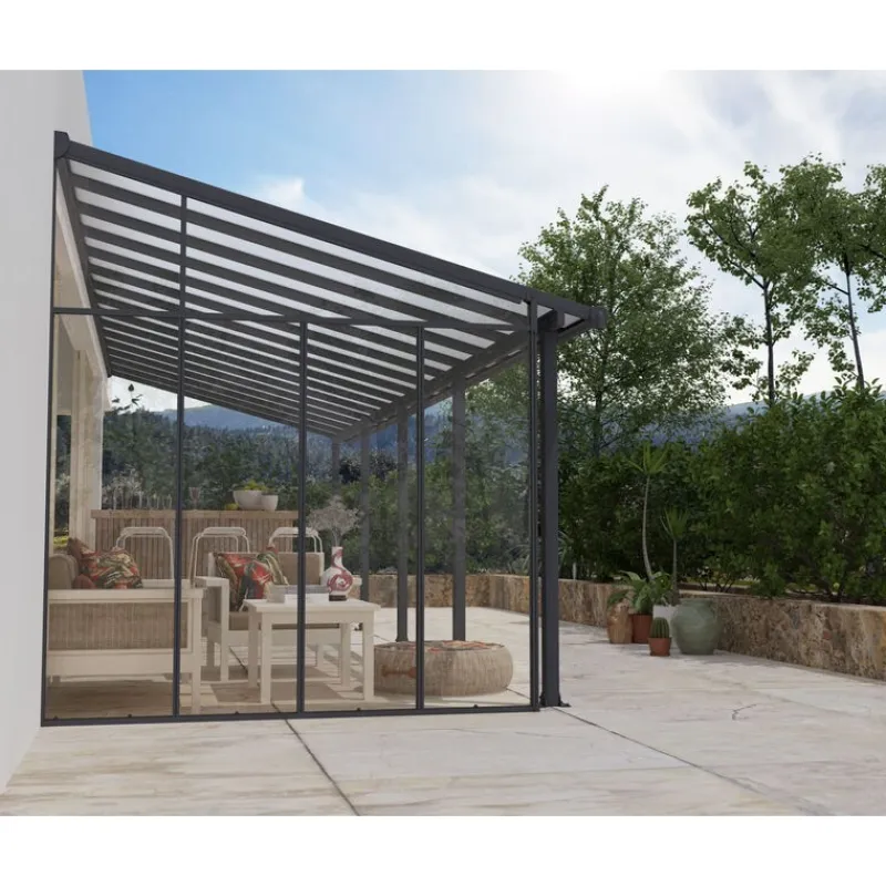 Canopia Accessori Canopia|Verande*3 m Parete laterale Pergola Grigio