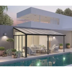 Canopia Accessori Canopia|Verande*3 m Parete laterale Pergola Grigio