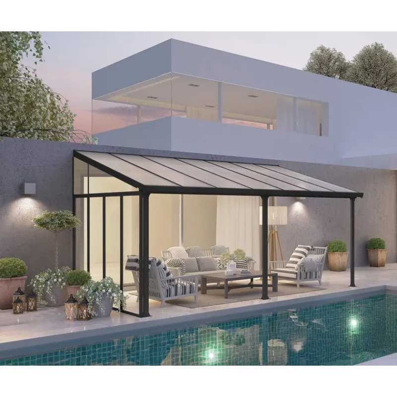 Canopia Accessori Canopia|Verande*3 m Parete laterale Pergola Grigio