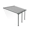 Canopia Pergole*Olympia Pergola Addossata in Alluminio 3X4.3 m Grigio