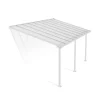 Canopia Pergole*Olympia Pergola Addossata in Alluminio 3X5.5 m Bianco