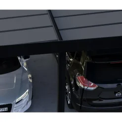 Canopia Carport*OSLO in Alluminio 6X6 m Nero