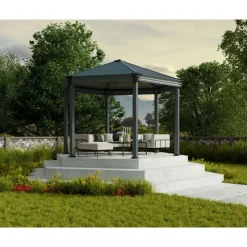 Canopia Gazebo*Roma Gazebo Esagonale in Alluminio 3.6X4 m