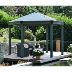 Canopia Gazebo*Roma Gazebo Esagonale in Alluminio 3.6X4 m