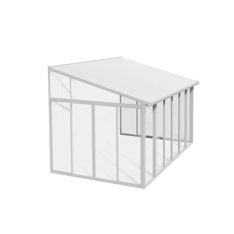 Canopia Verande|Pergole*San Remo Pergola Chiusa in Alluminio 3X4.4 m Bianco