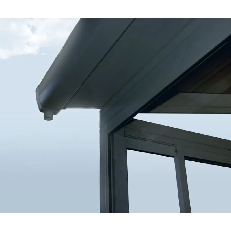 Canopia Verande|Pergole*San Remo Pergola Chiusa in Alluminio 3X5.6 m Grigio