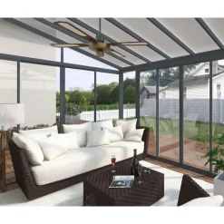 Canopia Verande|Pergole*San Remo Pergola Chiusa in Alluminio 3X5.6 m Grigio
