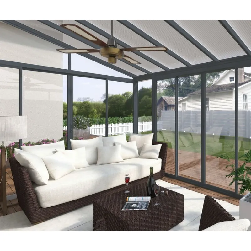 Canopia Verande|Pergole*San Remo Pergola Chiusa in Alluminio 4X4.4 m Bianco