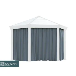Canopia Accessori Canopia|Gazebo*Set Di Tende Esagonali Per Gazebo Monaco / Roma 2.3X2.2 m