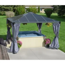 Canopia Accessori Canopia|Gazebo*Set Di Tende Per Gazebo Martinique 4.7X2.2 m