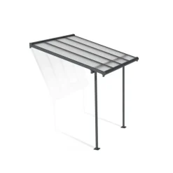 Canopia Pergole*Sierra Pergola Addossata in Alluminio 2.3X2.3 m Grigio