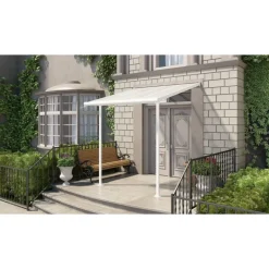 Canopia Pergole*Sierra Pergola Addossata in Alluminio 2.3X2.3 m Bianco