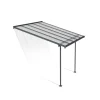 Canopia Pergole*Sierra Pergola Addossata in Alluminio 3X3 m Grigio
