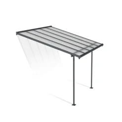 Canopia Pergole*Sierra Pergola Addossata in Alluminio 3X3 m Grigio