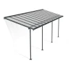Canopia Pergole*Sierra Pergola Addossata in Alluminio 2.3X6.7 m Grigio