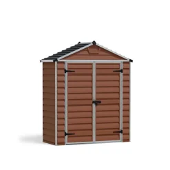 Canopia Casette Da Giardino Piccole*Skylight Casetta Da Giardino in Policarbonato 90X185X217 cm Ambra