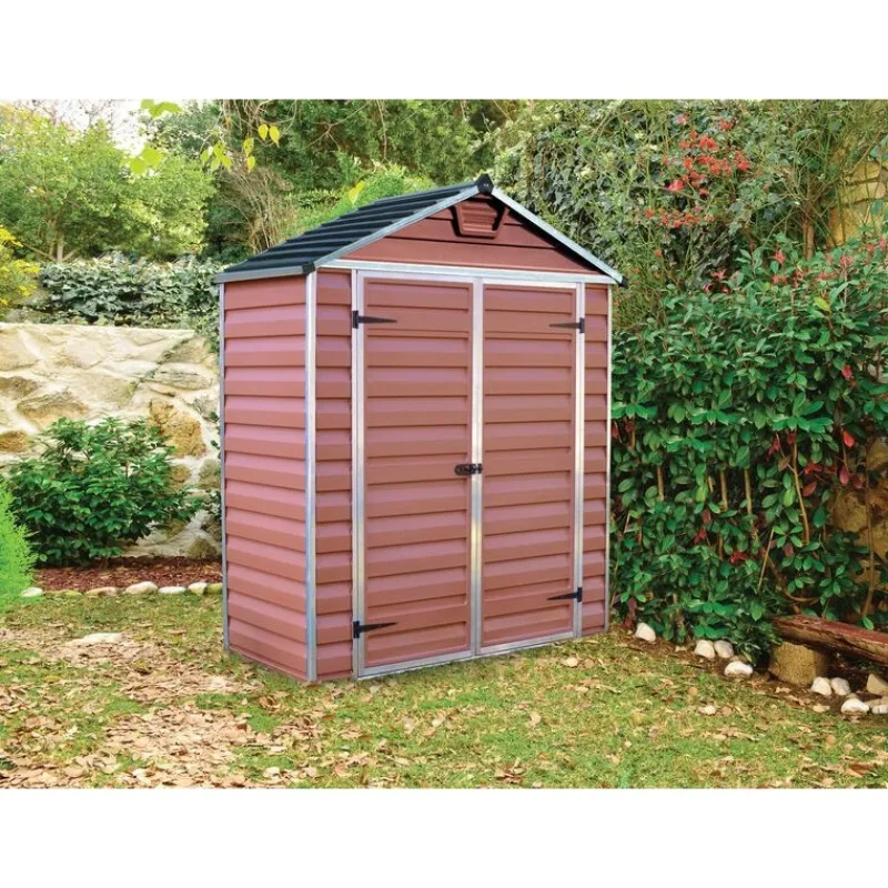 Canopia Casette Da Giardino Piccole*Skylight Casetta Da Giardino in Policarbonato 90X185X217 cm Ambra