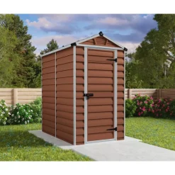 Canopia Casette Da Giardino Piccole*Skylight Casetta Da Giardino in Policarbonato 176X120X203 cm Ambra