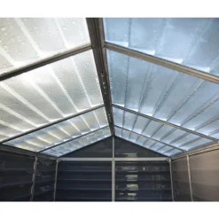 Canopia Casette Da Giardino Grandi*Skylight Casetta Da Giardino in Policarbonato 303X185X217 cm Grigio