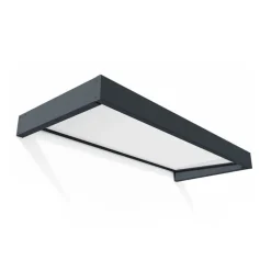 Canopia Pensiline*Sophia Pensilina Da Esterno 215X95 cm - Struttura Grigia Pannelli Opal Bianco