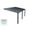 Canopia Pergole*Stockholm Pergola Addossata in Alluminio di Premium 3.4X6.6 m Trasparente