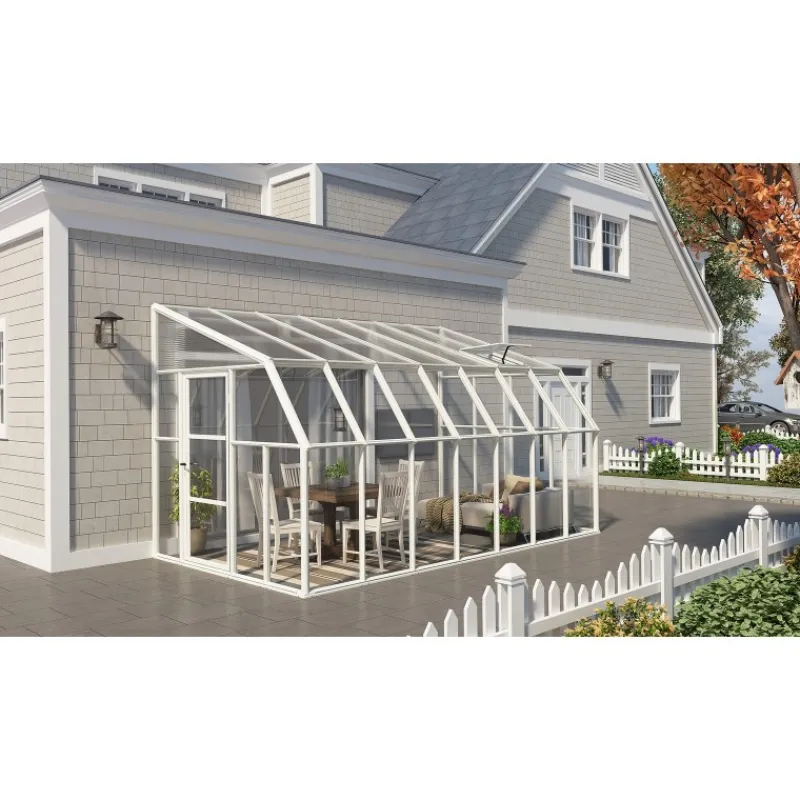 Canopia Verande*Sun Room Veranda in Policarbonato 2.7X4.5 m Bianco