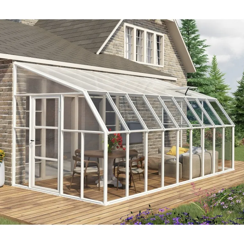 Canopia Verande*Sun Room Veranda in Policarbonato 2.7X5.7 m Bianco