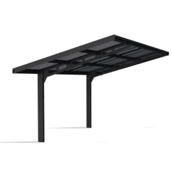 Canopia Carport*Sydney Carport in Alluminio 3 X 6 m Nero