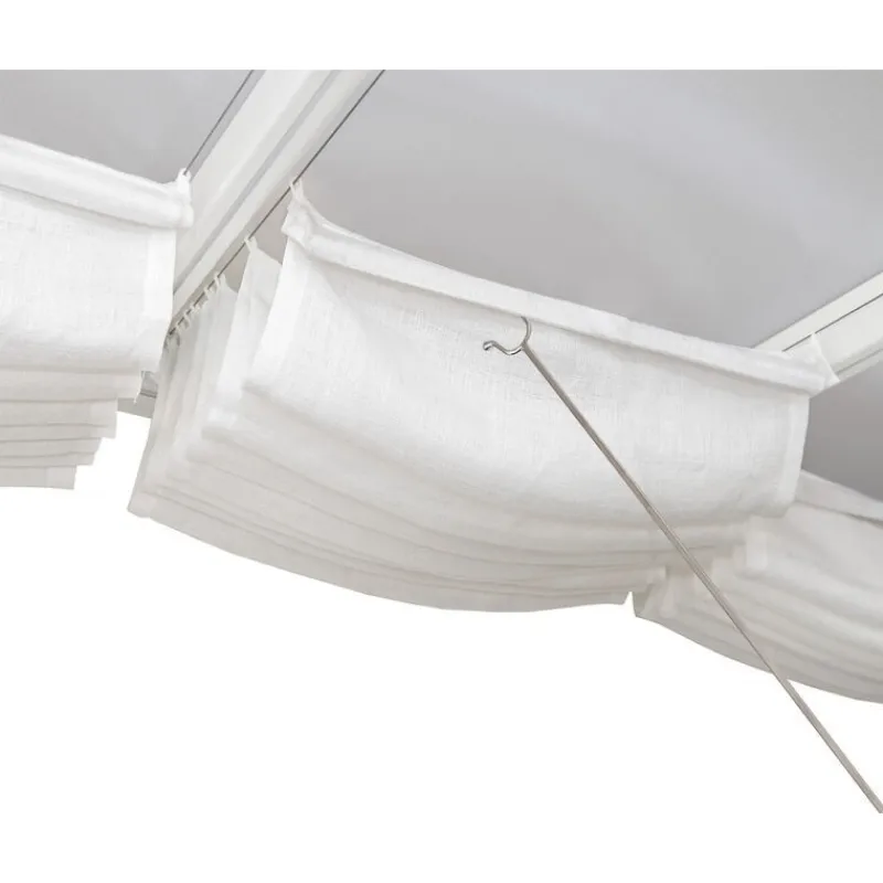 Canopia Accessori Canopia|Pergole*Tenda da Tetto Per la Pergola 3X3 m Bianco