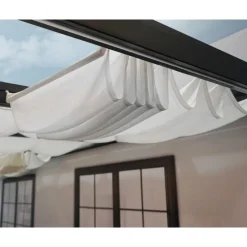 Canopia Accessori Canopia|Pergole*Tenda da Tetto Per la Pergola Stockholm 3.4X7.3 m Bianco