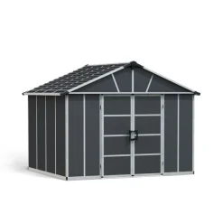 Canopia Casette Da Giardino Medie*Yukon Casetta Da Giardino in Policarbonato 271X332X252 cm Grigio