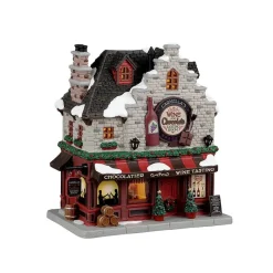 Lemax Edifici Illuminati*Carmella's Wine And Chocolate Tasting Room con Alimentatore Cod. 35062