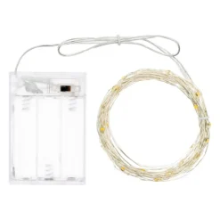 Lotti Luci Di Natale|Luci Di Natale*Catena 40 MicroLED BIANCO CALDO Luce Fissa