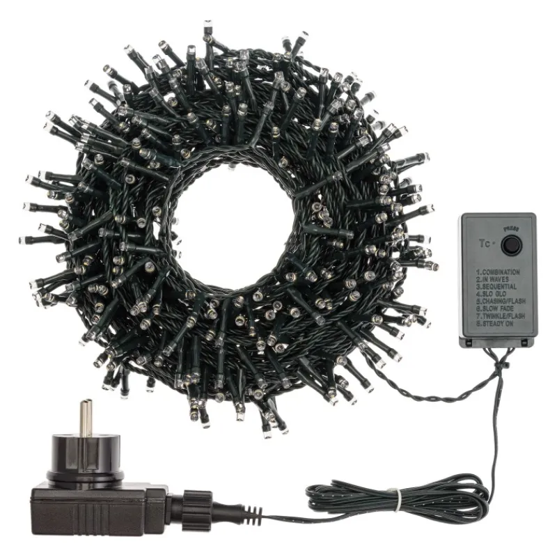 Lotti Luci Di Natale|Luci Di Natale*Catena TLE 450 LED BIANCO CALDO