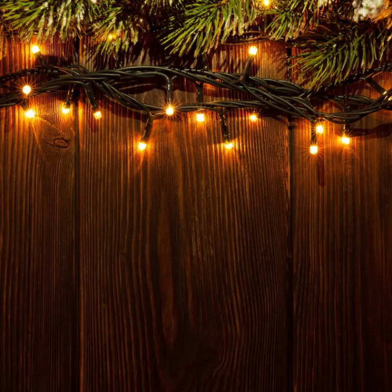 Lotti Luci Di Natale|Luci Di Natale*Catena TLE 450 LED BIANCO CALDO