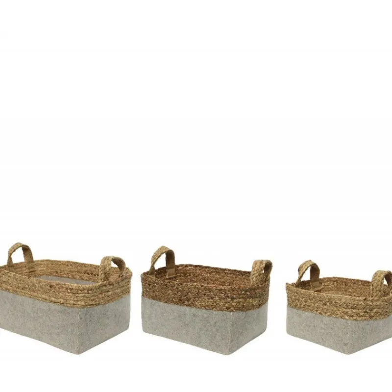 Kaemingk Complementi D'Arredo*Cestino in feltro Large 40 cm. Pezzo Singolo